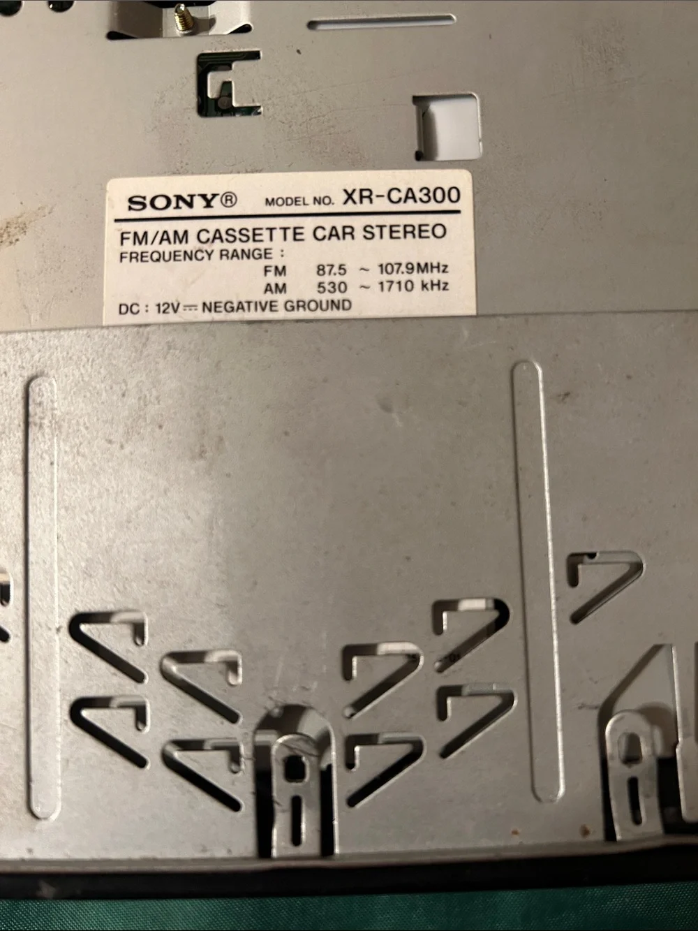 Sony XR-CA300 cassette stereo with cd changer and removable faceplate